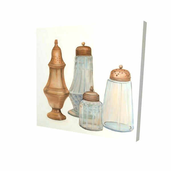 Fondo 16 x 16 in. Antique Salt & Pepper Shaker-Print on Canvas FO2790328